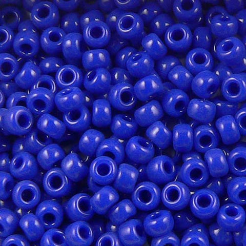 Lapis Opaque Seed Beads (Size 6)