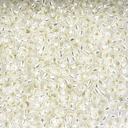 Crystal Silver Lined Seed Beads (Size 11)
