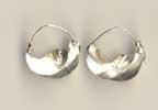 Small Silver Fulani Earrings