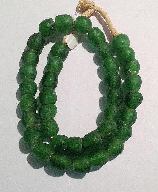 African Sea Glass Beads (Large)