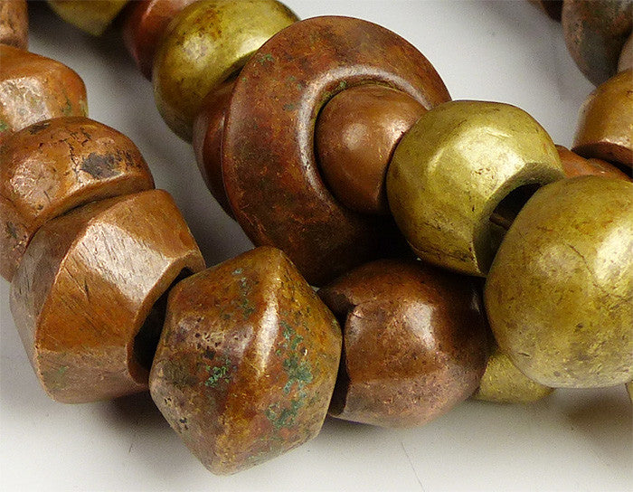Old Brass Beads from Ethiopia