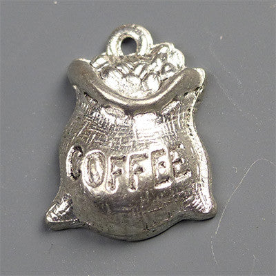 Coffee Bean Bag Charm