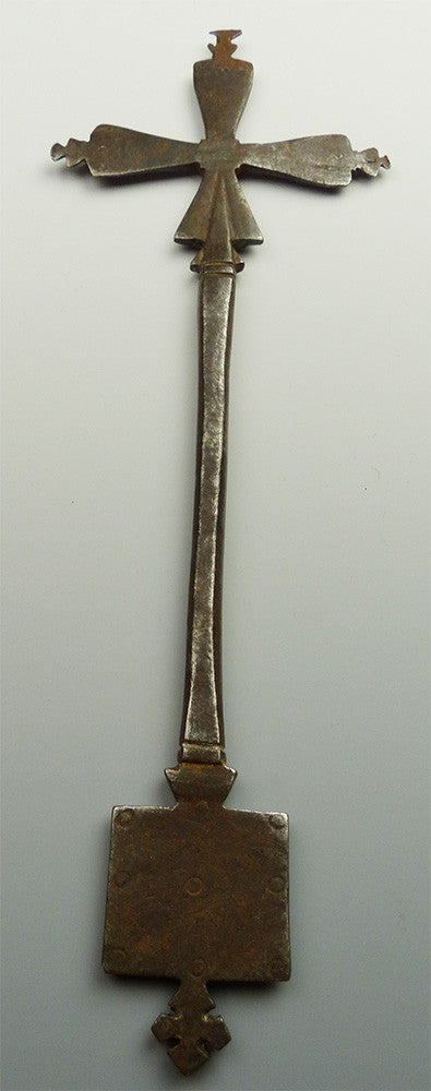 Rare Antique Ethiopian Steel Cross #4