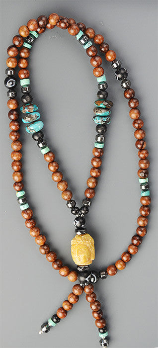 Handmade Mala Necklace, Made by Emily Silverman