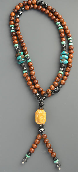 Handmade Mala Necklace, Made by Emily Silverman