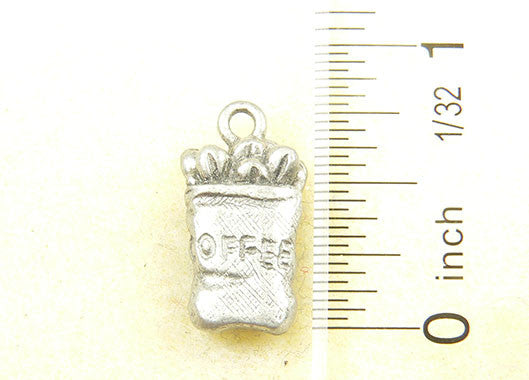 Coffee Bean Bag Charm