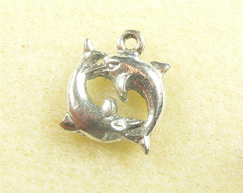 Dolphin Circle Charm