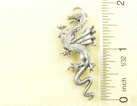 Dragon with Long Tail Charm