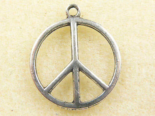 Large Peace Sign Charm