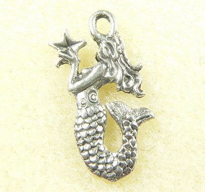 Mermaid with a star Charm