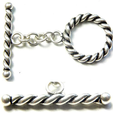 Sterling Silver Clasp - Toggle